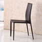 Minimalist Style Stacking Dining Chairs Solid Back Leather Chairs for Home (Set of 2) Clearhalo ' kitchen&dining_furn' 'Dining Chairs' 'Dining Tables & Seating' 'dining_chair' 'furn' 'furn_dining_chair' 'Furniture' 'furniture_dining_chair' 'Kitchen & Dining Furniture' 'kitchen' 1200x1200_cd302cdd-ab73-41f4-80ab-8de2eedac1df