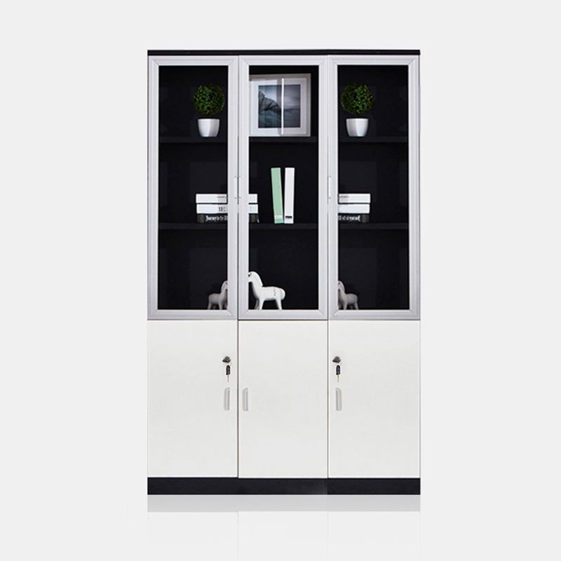 Cabinetti di file tradizionali Gabinet verticale in legno massiccio con ufficio chiave di blocco