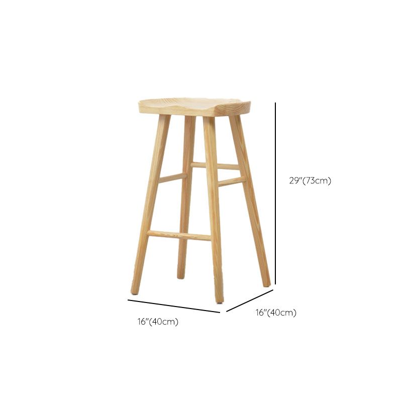 Modern Style Fixed Table Set 1/2 Pieces Solid Wood Rectangle Counter Set Clearhalo 'Bar Furniture' 'furn' 'furn_home_bar_bar_sets' 'Furniture' 'Home Bars & Bar Sets' 'home_bar_bar_sets' 'Kitchen & Dining Furniture' 1200x1200_cd37c5e0-c34d-498d-9c10-dc6485c206c8