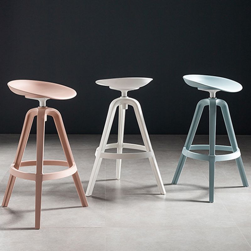 Industrial Low Back Counter Stool Metal Counter Height Stools with Swivel Clearhalo 'Bar Furniture' 'Bar Stools' 'bar_stools' 'furn' 'furn_bar_stools' 'Furniture' 'Kitchen & Dining Furniture' 1200x1200_cd38a059-a04a-4297-9e25-611eb9e024da