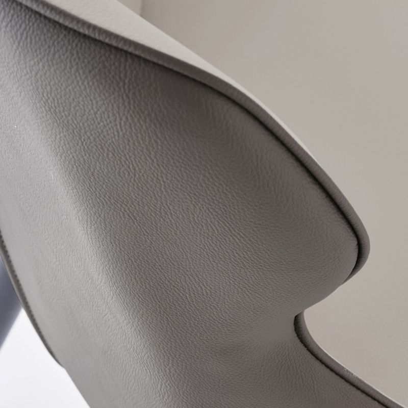 Modern Leather Restaurant Side Chair Matte Finish Wingback Dining Chair (Set of 2) Clearhalo ' kitchen&dining_furn' 'Dining Chairs' 'Dining Tables & Seating' 'dining_chair' 'furn' 'furn_dining_chair' 'Furniture' 'furniture_dining_chair' 'Kitchen & Dining Furniture' 'kitchen' 1200x1200_cd39547c-1255-4bd1-9af1-788c9f34deeb