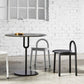 Contemporary Armless Dining Stools Solid Wood Bar Stools with Footrest