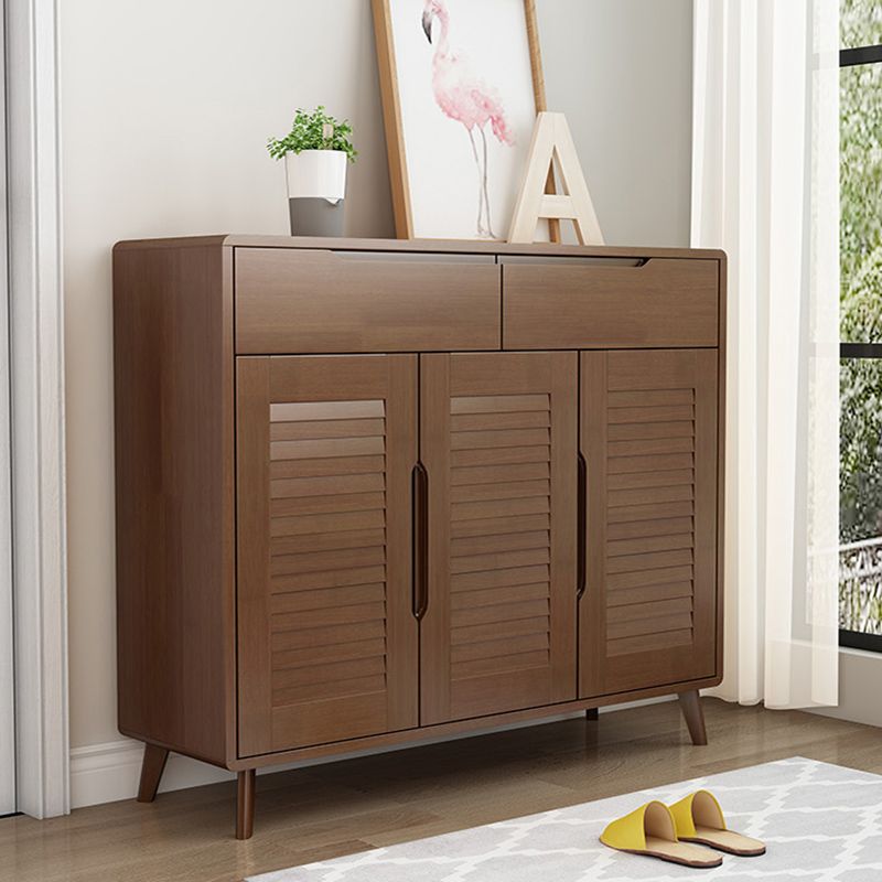 3 - Door Accent Cabinet 39.37" Tall Wood 2 - Drawer Rectangular Accent Chest Clearhalo 'Cabinets & Chests' 'cabinets_chests' 'furn' 'furn_cabinets_chests' 'Furniture' 'Living Room Furniture' 1200x1200_cd3b3a9f-ad05-4579-ab32-71c9ca4636b4