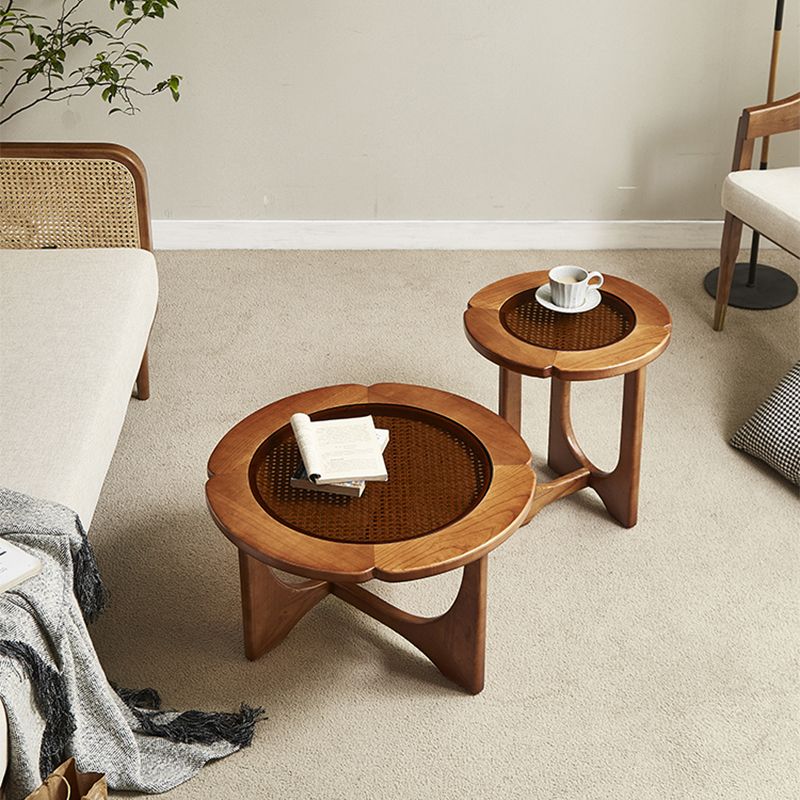 Cross Legs Cocktail Table Tropical Glass Coffee Table No Distressing Clearhalo 'Coffee & Accent Tables' 'Coffee Tables' 'coffee_tables' 'furn' 'furn_coffee_tables' 'Furniture' 'Living Room Furniture' 1200x1200_cd3bc35e-b800-49b0-8b1d-09a072876f41