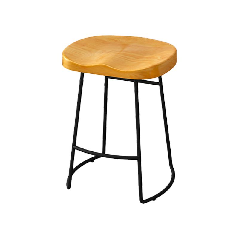 Modern Style Bar-stool with Footrest Sled Iron Legs Barstool for Restaurant Bar Clearhalo 'Bar Furniture' 'Bar Stools' 'bar_stools' 'furn' 'furn_bar_stools' 'furniture_bar_stools' 'Kitchen & Dining Furniture' 'kitchen&dining_furn' 'kitchen' 'kitchen_furn' Furniture' 1200x1200_cd3d2dc6-2820-4e54-b9b9-d87514f632d4