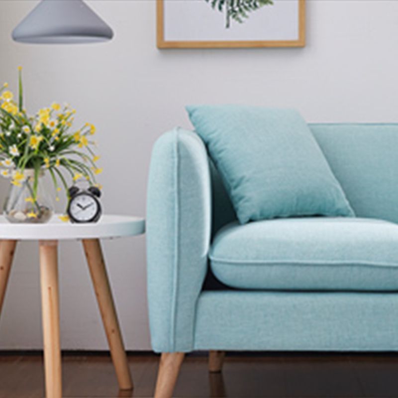 Linen Modern Sofa Square Arm 30"W Cushions Sofa for Living Room Clearhalo 'furn' 'furn_sofas' 'Furniture' 'furniture_sofas' 'kitchen' 'kitchen_sofas' 'Living Room Furniture' 'Sofa' 'sofas' 1200x1200_cd3ec1fc-b052-4ee4-a0b6-2a790244a550