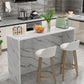 Matte Finish Manufactured Wood Pub Table Rectangle Bistro Table for Living Room Clearhalo 'Bar Furniture' 'Bar Tables' 'bar_tables' 'furn' 'furn_bar_tables' 'Furniture' 'Kitchen & Dining Furniture' 1200x1200_cd3ed69f-a83c-451f-aba3-09a04773aaec