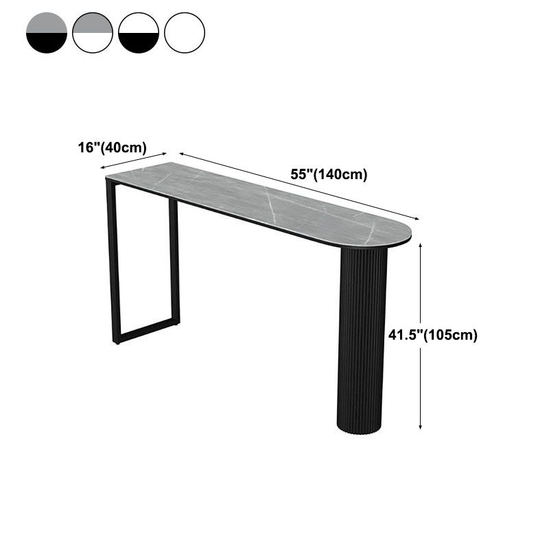 Glam Style Bar Table Metal Frame 42 Inch Height Table for Restaurant Clearhalo 'Bar Furniture' 'Bar Tables' 'bar_tables' 'furn' 'furn_bar_tables' 'Furniture' 'furniture_bar_tables' 'Kitchen & Dining Furniture' 'kitchen&dining_furn' 'kitchen' 1200x1200_cd3eec50-16ba-4594-9b8e-a9f0e078a321