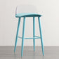 Modern Backrest Armless Counter Stool Iron Cafe Bar Stool with Acrylic Seat and Pedal Clearhalo 'Bar Furniture' 'Bar Stools' 'bar_stools' 'furn' 'furn_bar_stools' 'Furniture' 'Kitchen & Dining Furniture' 1200x1200_cd3f4b95-eeed-4895-a593-5b96f93cdba7