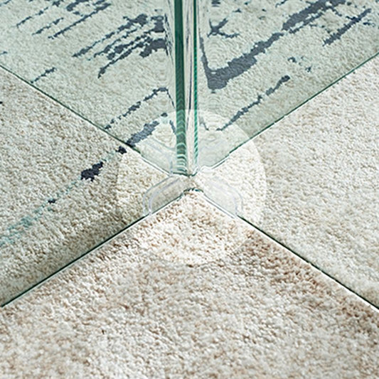 Tavolino in vetro trasparente in vetro Dia 39,37 in 1 tavolo da cocktail singolo