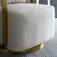 Glam Arm Chair Pillow Back Gold Base Arms Included Living Room Armchair Clearhalo 'Accent Chairs' 'accent_chairs' 'Chairs & Seating' 'furn' 'furn_accent_chairs' 'Furniture' 'Living Room Furniture' 1200x1200_cd414af3-ba1b-4f74-9e66-fe93d94fd0ac