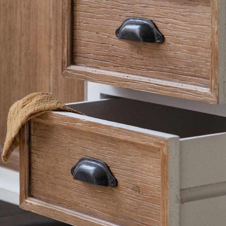 Wood 1 - Door Accent Cabinet Distressed Brown Shelves Included Chest with Drawers Clearhalo 'Cabinets & Chests' 'cabinets_chests' 'furn' 'furn_cabinets_chests' 'Furniture' 'Living Room Furniture' 1200x1200_cd4220a7-2fd1-4e92-bf64-c6239d786930