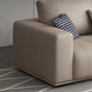 Transitional Modern Cushions Sofa 31.5"High Square Arm Sofa, Beige Clearhalo 'furn' 'furn_sectionals' 'Furniture' 'furniture_sectionals' 'kitchen' 'kitchen_sectionals' 'Living Room Furniture' 'Sectionals' 1200x1200_cd43ce92-0ef1-4944-9daa-b5b185798931