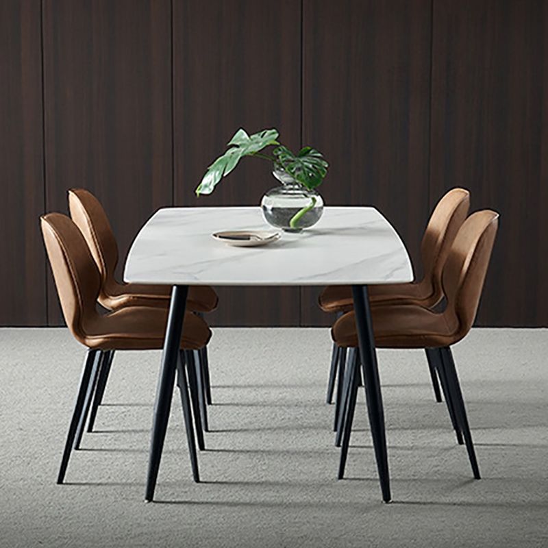 Industrial Style Side Chair Wingback Dining Room Chair for Home