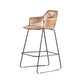 Contemporary Plastic Barstool Indoor Bar Stool with Iron Legs and Pedal Clearhalo 'Bar Furniture' 'Bar Stools' 'bar_stools' 'furn' 'furn_bar_stools' 'furniture_bar_stools' 'Kitchen & Dining Furniture' 'kitchen&dining_furn' 'kitchen' 'kitchen_furn' Furniture' 1200x1200_cd48a6d7-e2b3-4810-a2cc-cbcdb254e3cc