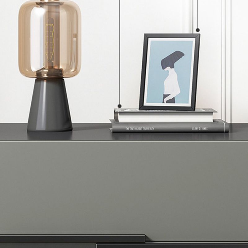 2つの引き出し付きのコンテンポラリーナイトテーブルフェイクウッドベッドサイドキャビネット