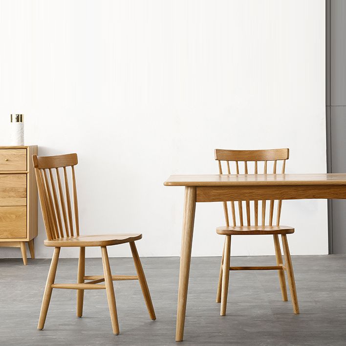 Silla lateral de estilo contemporáneo Silla de comedor de madera para comedor para comedor