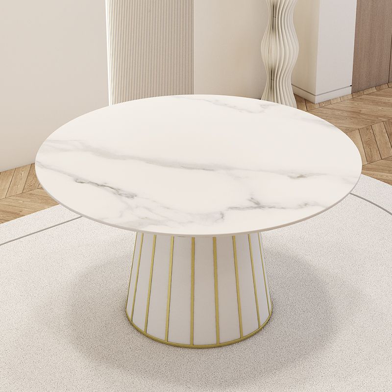 Nordic Round Stone Esstisch 1/7 Stück Essset für Esszimmer