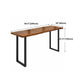 42-inch Height Cocktail Bar Table Industrial Style Wood Top Bar Table for Coffee Shop Clearhalo 'Bar Furniture' 'Bar Tables' 'bar_tables' 'furn' 'furn_bar_tables' 'Furniture' 'furniture_bar_tables' 'Kitchen & Dining Furniture' 1200x1200_cd4e481b-a083-4e7c-ab9b-8f3372570932