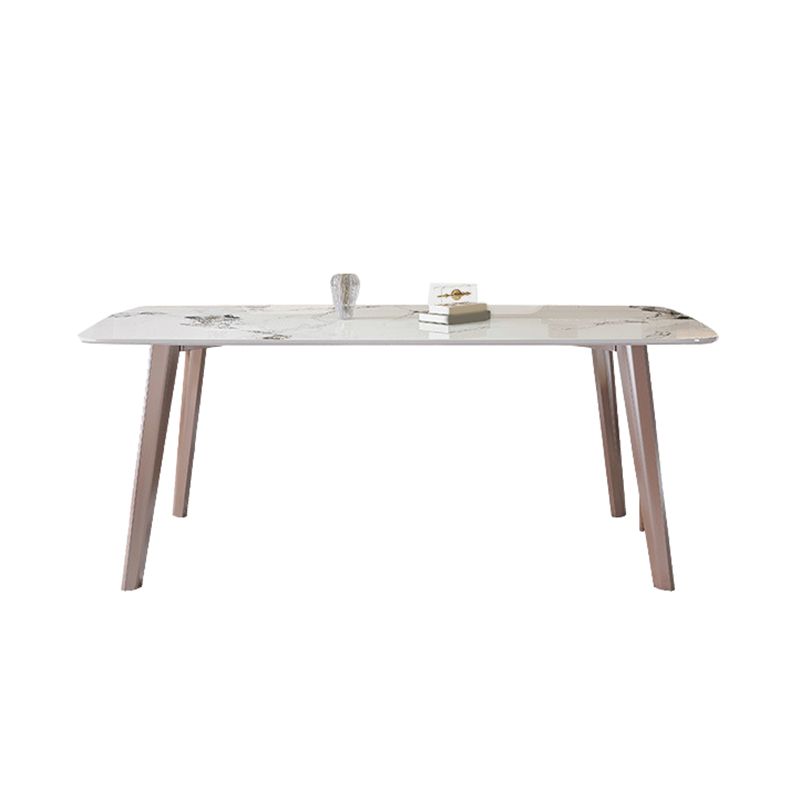 Nordic Sintered Stone Top Dining Set Rectangle 1/2/5/7 Pieces Dining Table Set Clearhalo 'Dining Room Sets' 'Dining Tables & Seating' 'dining_room_set' 'furn' 'furn_dining_room_set' 'Furniture' 'Kitchen & Dining Furniture' 1200x1200_cd4ef766-6795-4f8e-be63-fff825fe34e9