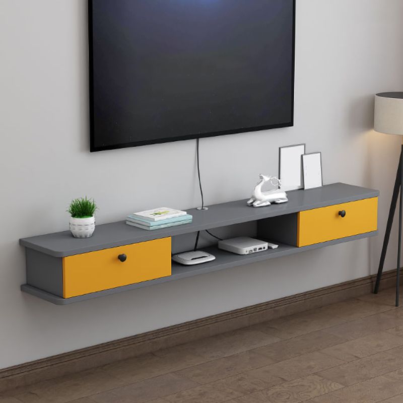 Engineered Wood TV Stand Modern Wall-mounted TV Cabinet with 2 Doors Clearhalo 'furn' 'furn_tv_stands_entertainment_centers' 'Furniture' 'Living Room Furniture' 'TV Stands & Entertainment Centers' 'TV Stands & Media Storage Furniture' 'tv_stands_entertainment_centers' 1200x1200_cd516ecc-1d13-4a2c-b7ea-c2e4a0e2fefc
