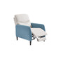 Lumbar Support Recliner Chair Solid Color Standard Recliner with Footrest