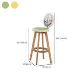 Modern Round Wood Counter Table 1/3 Pieces Bar Table Set for Cafe