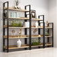 Modern Engineered Bookcase Natural Etagere Bookshelf for Any Room