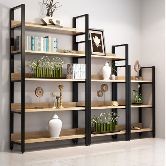 Modern Engineered Bookcase Natural Etagere Bookshelf for Any Room