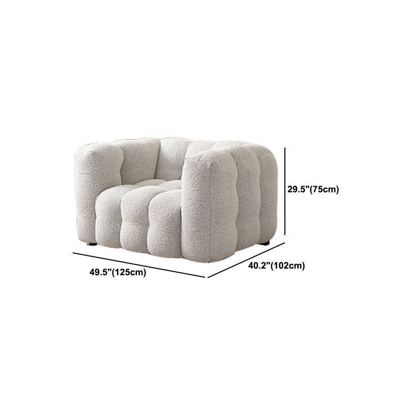 Divano a braccio di smoking contemporaneo di divano standard serrato per soggiorno