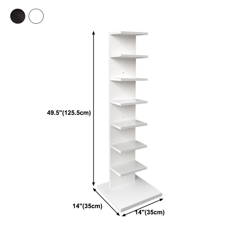 13.78"W Bookshelf Invisible Contemporary Style Bookcase for Office Home