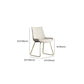 Nordic Style Metal Side Chair Gold Base Side Dining Chair for Bedroom