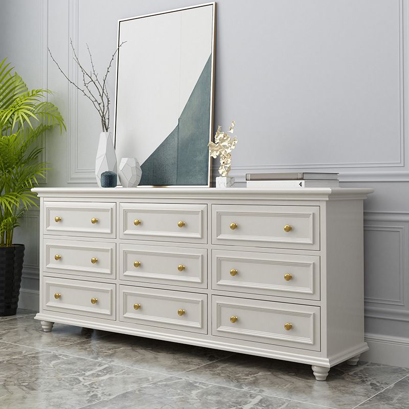 17.55-inch Width Storage Chest Modern Solid Wood Storage Chest Dresser