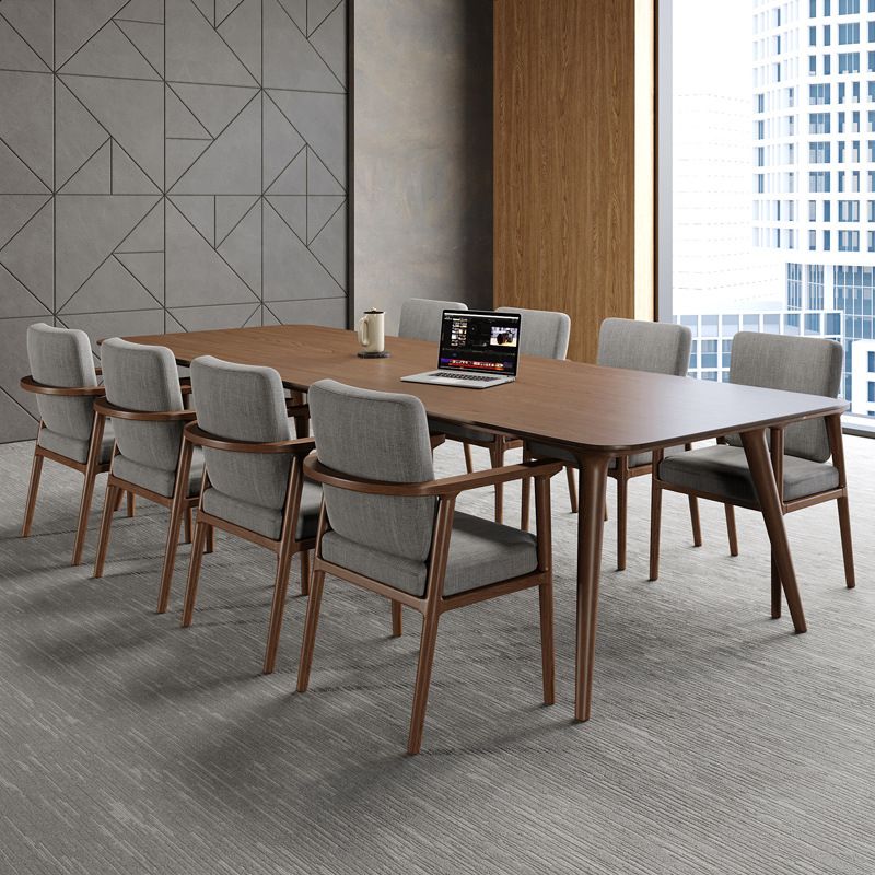 Pine Wood Top Dining Table Contemporary Dining Table with 4 Legs Clearhalo 'Dining Tables & Seating' 'Dining Tables' 'dining_table' 'furn' 'furn_dining_table' 'Furniture' 'furniture_dining_table' 'Kitchen & Dining Furniture' 1200x1200_cd5d4082-60ea-4386-b32c-e137f53566ee