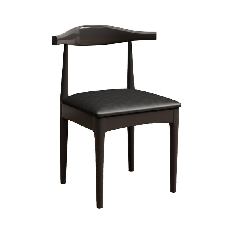 Chaise de style moderne en bois ouvert à l'arrière pour salle à manger pour salle à manger