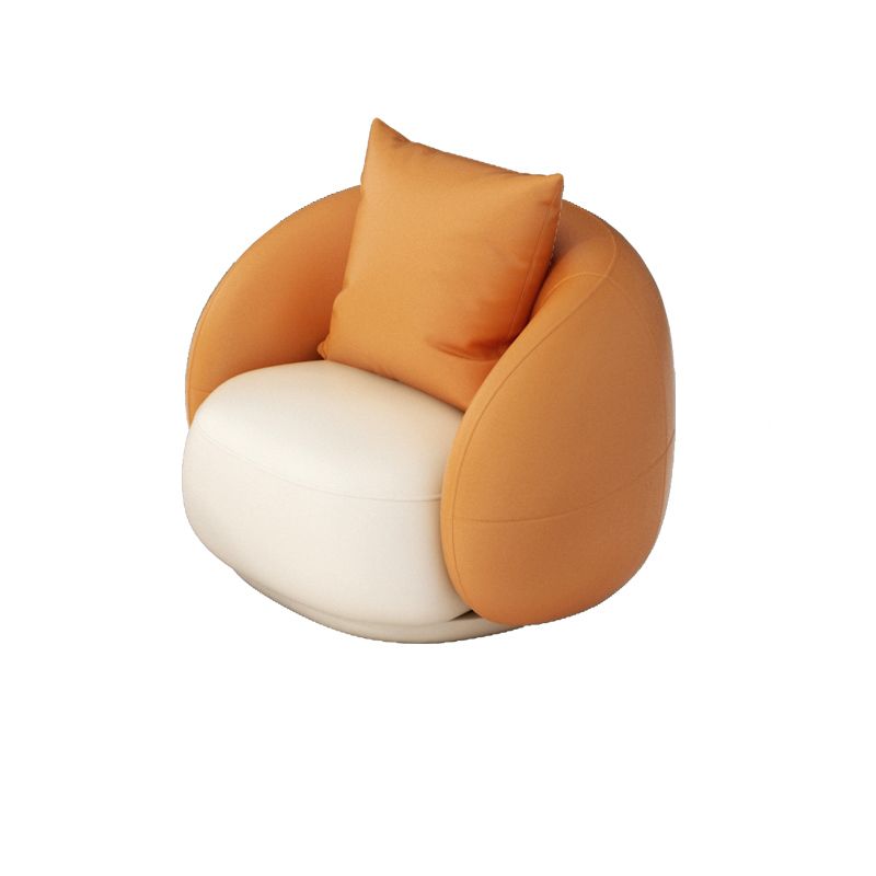 Beige Scandinavian Curved Sofa Tight Back Couch with Tuxedo Arm Clearhalo 'furn' 'furn_sofas' 'Furniture' 'furniture_sofas' 'Living Room Furniture' 'Sofa' 'sofas' 1200x1200_cd642967-4051-4a4f-acbd-2072f01990c0