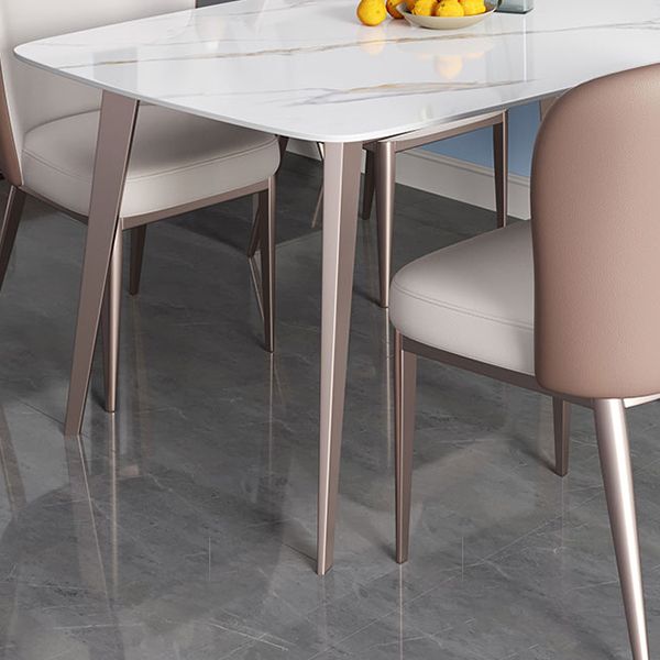 Rectangle Dining Table Traditional Luxury Dining Table for Home Clearhalo 'Dining Tables & Seating' 'Dining Tables' 'dining_table' 'furn' 'furn_dining_table' 'Furniture' 'Kitchen & Dining Furniture' 1200x1200_cd665eaa-0f09-47ba-a3cd-84ff4616d9fe