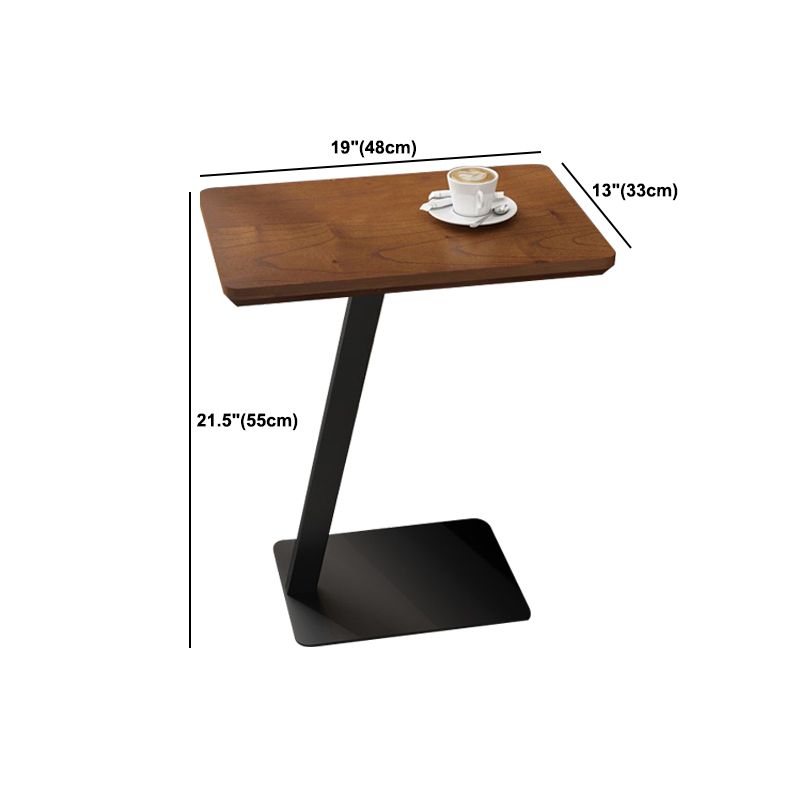 21.65" Tall Scandinavian Sofa Side Accent Table Round Side End Table