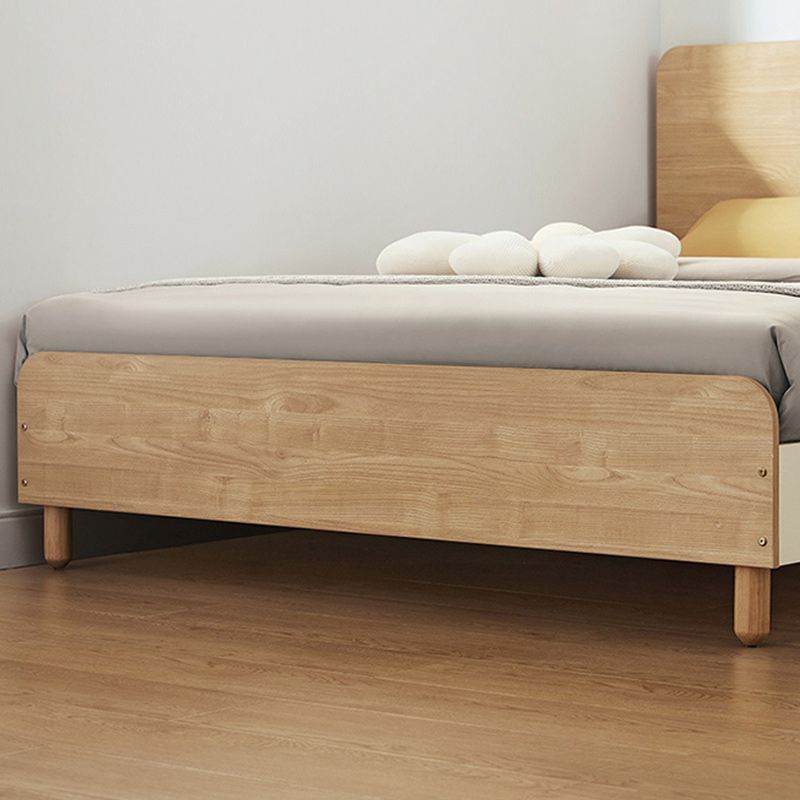 ノルディックナチュラルソリッドウッドベッド39.37 "H BookCaseには、ストレージ付きベッドフレームが含まれています