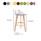 Contemporary Matte Finish Upholstered Bar Stools Restaurant Footrest Stool Clearhalo 'Bar Furniture' 'Bar Stools' 'bar_stools' 'furn' 'furn_bar_stools' 'Furniture' 'furniture_bar_stools' 'Kitchen & Dining Furniture' 1200x1200_cd69fb7e-73a9-49a9-9135-3d560fa1011a