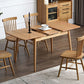 Contemporary Rectangle Dining Table Oak Solid Wood Table with 4 Legs for Dining Room Clearhalo ' dining_table' 'Dining Tables & Seating' 'Dining Tables' 'furn' 'furn_dining_table' 'Furniture' 'furniture_dining_table' 'Kitchen & Dining Furniture' 'kitchen&dining_furn' 'kitchen' 'kitchen_dining_table' 1200x1200_cd7017cf-96b8-4998-99c7-779deebb04d9