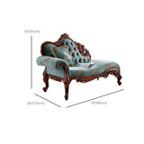 Upholstered Chaise Lounge Couch One Armed Lounge Solid Wood Chair Clearhalo 'Chairs & Seating' 'Chaise Lounge' 'chaise_lounge' 'furn' 'furn_chaise_lounge' 'Furniture' 'Living Room Furniture' 1200x1200_cd71dbc6-8891-44ec-8d0c-5d064756d9a0
