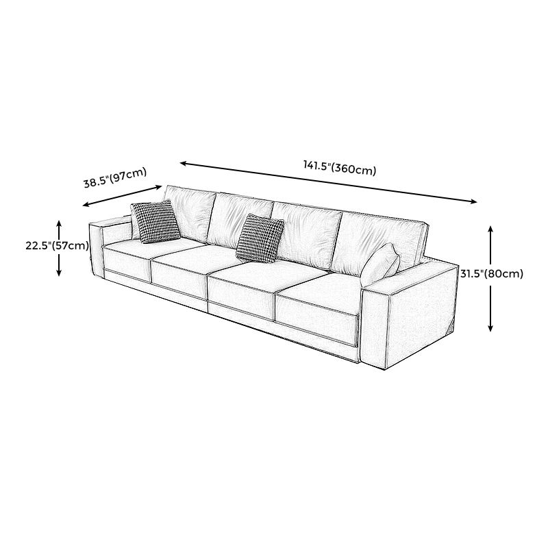 Square Arm Dark Gray Cushion Back Removable Cushions Storage Sofa Clearhalo 'furn' 'furn_sectionals' 'Furniture' 'furniture_sectionals' 'Living Room Furniture' 'Sectionals' 1200x1200_cd72b130-ab9b-471c-871d-a2728a85cec9