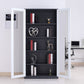 Modern File Cabinet Storage Shelves Color Block File Cabinet for Home or Office