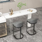 Modern Iron Bar Dining Table with Stone Top Engineered Wood Indoor Bistro Table Clearhalo 'Bar Furniture' 'Bar Tables' 'bar_tables' 'furn' 'furn_bar_tables' 'Furniture' 'furniture_bar_tables' 'Kitchen & Dining Furniture' 1200x1200_cd7318a1-374b-43da-9912-ba54945ed65d