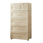 Armoire de garde-robe contemporaine avec tiroir en plastique armoire non conservateur