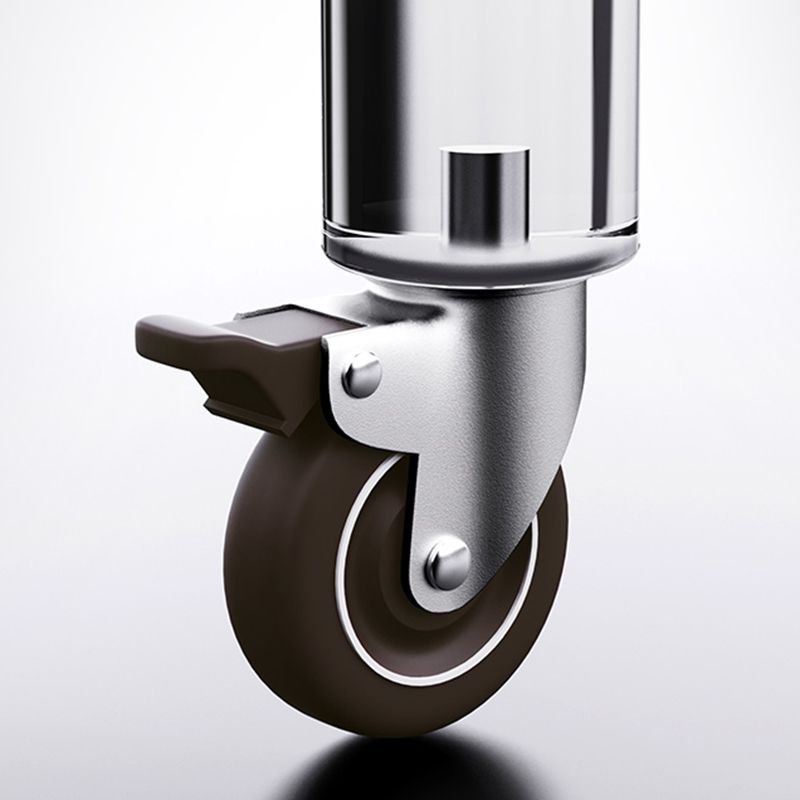 Transparent Acrylic End Table Modern Round Accent Side Table