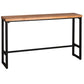 Industrial Trestle Cocktail Bar Table Solid Wood Rectangle Counter Table