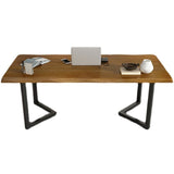 Home Office Work Table Solid Wood Modern Free Form Writing Desk Clearhalo 'furn' 'furn_office_desk' 'Furniture' 'furniture_office_desk' 'Office Desks' 'Office Furniture' 'office_desk' 1200x1200_cd78fc3a-618f-42cb-a5ba-7266aba2b5fa