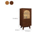 Rubberwood Accent Cabinet Modern Glass Paned Cabinet with Drawers Clearhalo 'Cabinets & Chests' 'cabinets_chests' 'furn' 'furn_cabinets_chests' 'Furniture' 'Living Room Furniture' 1200x1200_cd793d93-1a7e-40ef-8e33-00296510705f